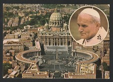 CPM Basilica of St. Peter and Medallion JEAN PAUL 2, Joannes Paulus PP. II, 1979
