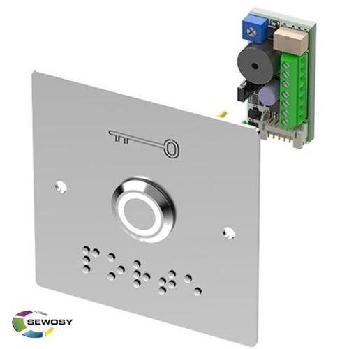 Bouton poussoir pmr lumineux - bouton,