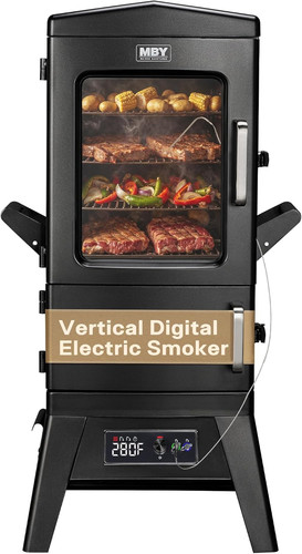 Vertical electric smoker - vertical, with