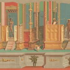 Peinture murale à Pompéi -