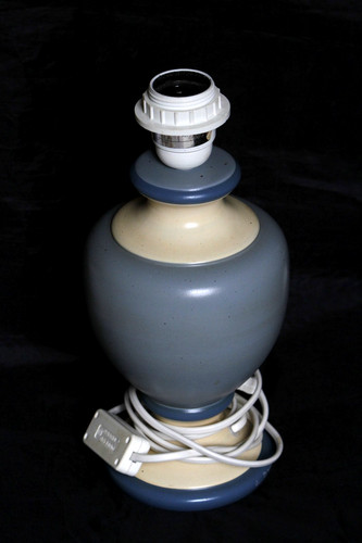 Pied lampe céramique bleue - pied,