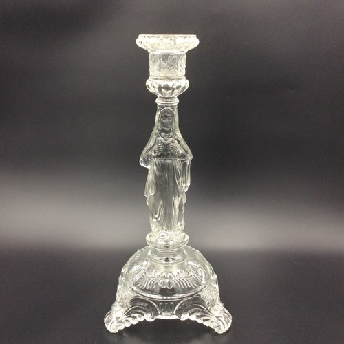 Bougeoir verre moulé - en,
