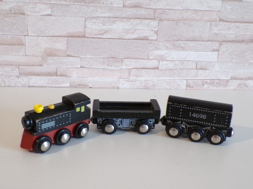 Train bois wagons style - -,