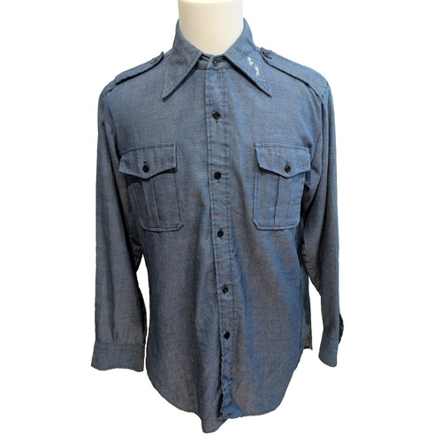 Chemise eddie bauer bleu - chemise,