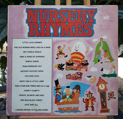 Rare 33t nursery rhymes - lp,