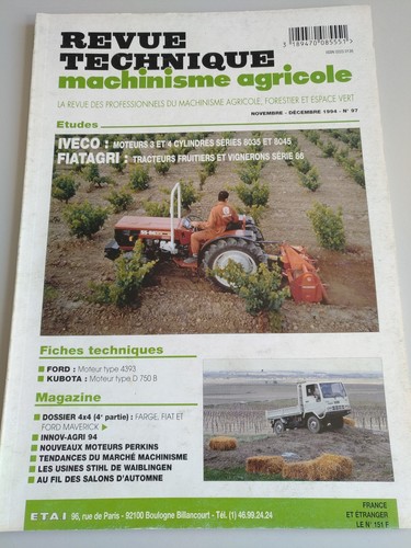 Revue technique fiat fiatagri - technique,