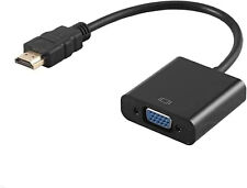 HDMI VGA ADAPTATEUR VIDEO CONVERTISSEUR 1080P HDMI MALE VERS VGA FEMELLE
