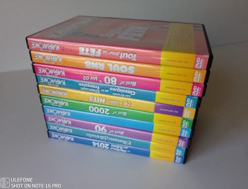 Lot dvd pour karaoké - de, 10