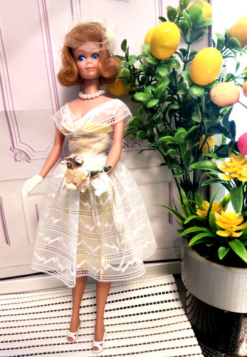 Barbie vtg tenue orange - vtg,