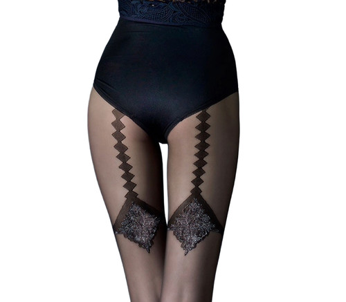 Collant fiore diamond - collant, effet