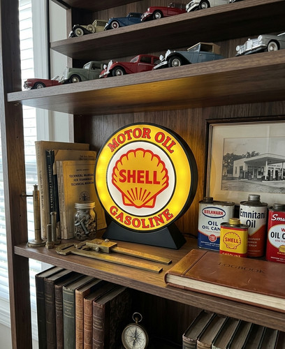 Enseigne lumineuse shell - lumineuse, motor