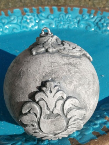 Boule décorative shabby - , avec