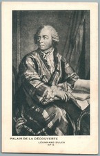 Leonhard Euler Mathematician Physicist Old Postcard Optics, Astronomy Mathematician Doc
