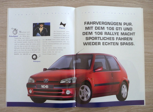Brochure 1996 peugeot - peugeot, 106