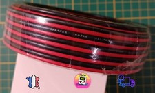 Câble speaker  rouge noir 2 x 0,5 mm²  10m