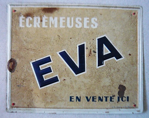 Ancienne tôle publicitaire - ancienne,