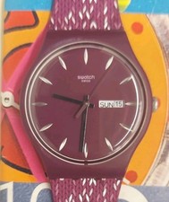 Swatch Watch TRICO'PURP SUOV705 2018 New Gent Swiss Made Designed By Anais Krebs