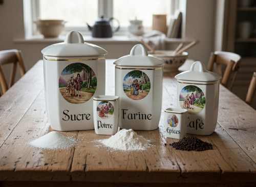 Série pots epices en - pots,