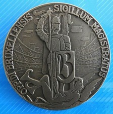 #3047# BELGIQUE/ MEDAILLE "BALE PELOTE /POLICE SECOURS" 1957 SIGNEE ROEGREEF