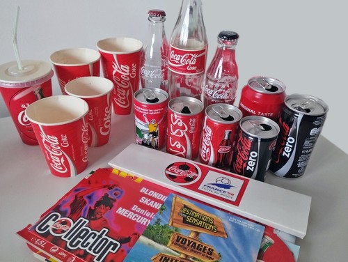 Lot bouteilles coca cola - lot, et