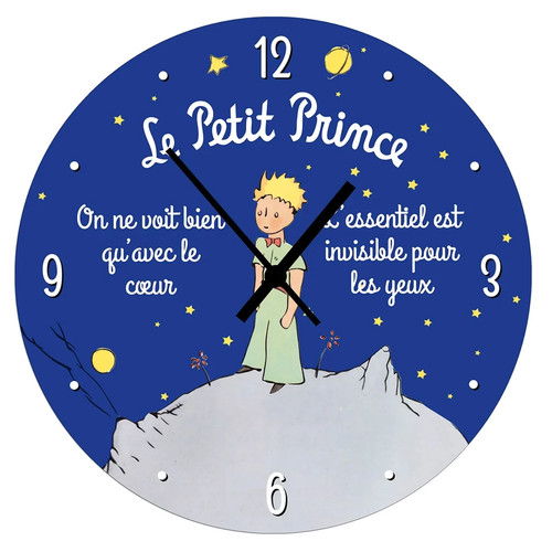 Horloge petit prince - du, sur