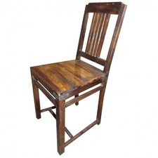 Chaise Haute Bois Recyclage