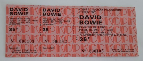 Ticket billet unused stub - billet,