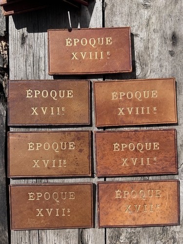 Lot antiquaire cuir petit fer - petit,
