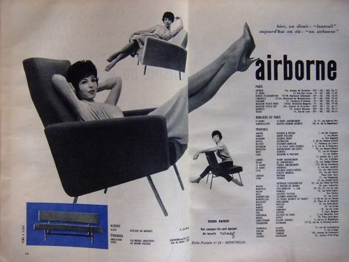 Publicité 1959 airborne - publicitÉ,