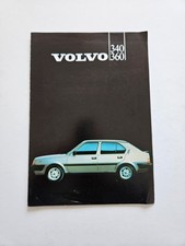 VOLVO 340 360 SALES BROCHURE