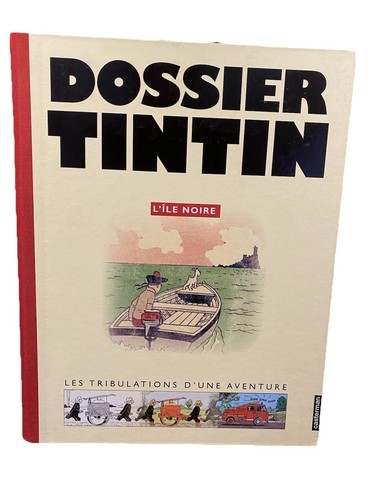 Livre dossier tintin - dossier, l'île
