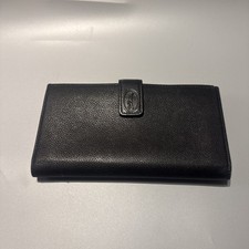 Longchamp black Leather wallet