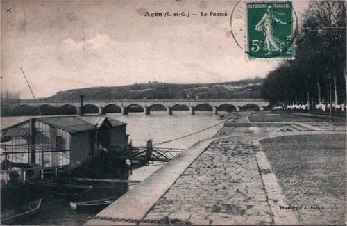 Cpa agen le ponton - cpa,