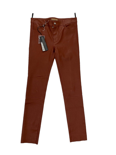 Pantalon cuir marron drome - pantalon,