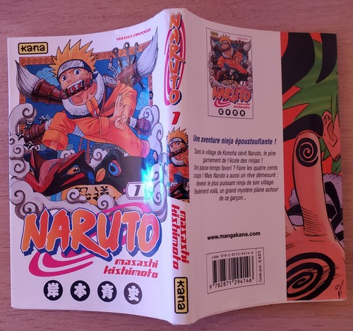 Manga shônen naruto uzumaki - naruto,