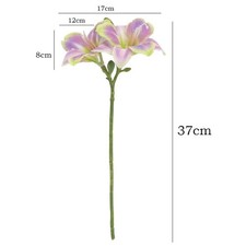 Bouquet de fleurs orchidée en soie artificielle à deux têtes pour centres de