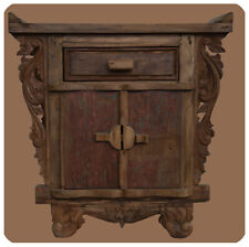 Commode En Bois Massif Romantique | Flower 2 | Bois De Teck Ancien Durable