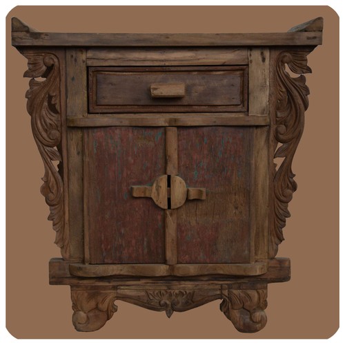 Commode bois massif - commode, en