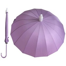 Parapluie Automatique Lilas Pour Femmes 40" Canopée Imperméable Voyage Brolly