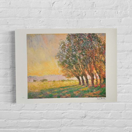 Claude monet willows coucher - willows,