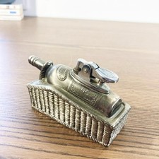 Vintage Trophy Japan Table Lighter - Wine Bottle Shape Basket, 1960