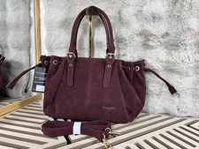 Sac à main Bordeaux suédé