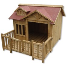 Niche pour chien XL Luxe Bois