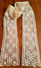 Barbe de coiffe XIX e en tulle