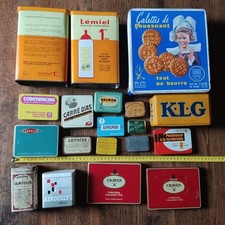 Gros lot boîtes anciennes métal 