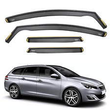 ISPEED Wind Deflectors for Peugeot 308 MK2 2013-2020 5-Door Estate 4pc Set Visor