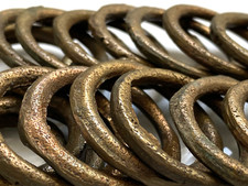 Lot of 20 Antique Solid Bronze Curtain Rings - Inner Diam 23mm