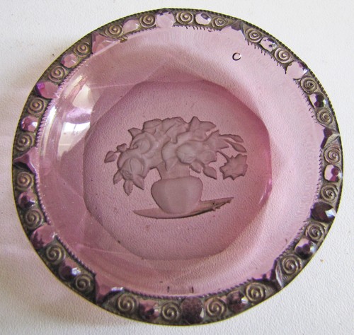 Petite coupelle verre - coupelle, rose