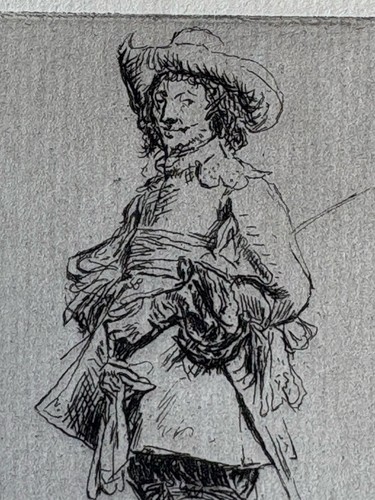 Meissonier gravure etching - meissonier,