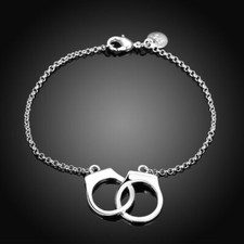Bracelet argent "Menottes" - Envoi de France immédiat